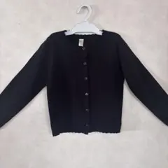 ELFINDOLL CLASSIC 薄手カーディガン 110 ブラック 女の子