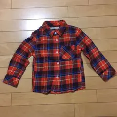 グローバルワーク　チェック　ネルシャツ　Ｌ