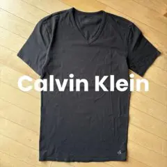 CalvinKlein ck Vネック Tシャツ 半袖　黒 170cm S
