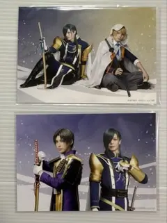 刀ミュ 静かなる夜半の寝ざめ ランダムペアブロマイド ランブロ 青江 長谷部