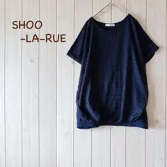 ＊SHOO-LA-RUE＊カットソープルオーバーオフィスカジュアル L ネイビーのサムネイル