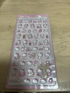 【正規品】ハローキティ ボンボンドロップシールミニ ピンク