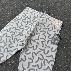 新品 Evisu エヴィス 総柄 カモメ 大黒 ジーンズ デニム バギー - メルカリ
