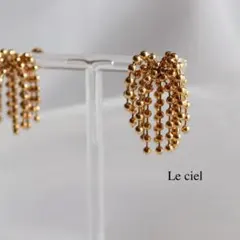 週末セール中No.075 ステンレス 花束ピアス