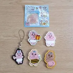 おぱんちゅうさぎ　シール　マグネット　ラバーマスコット　ストラップ　まとめ売り