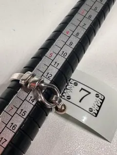 14号】オールドティファニー フック＆アイ ラブノット リング 925×750