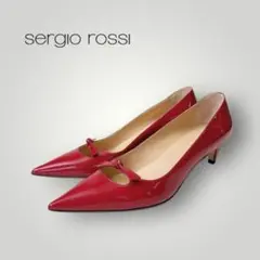 ［美品］Sergio rossi セルジオロッシ エナメルパンプス 38 1/2