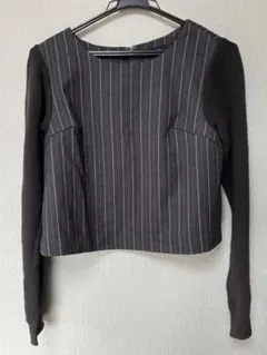 マーキュリーデュオ ストライプ 長袖 トップス