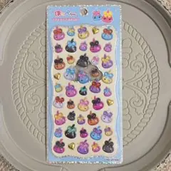 ひ*の様 【正規品】ほっぺちゃん プチドロップシール カミオジャパン 青