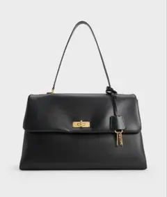 チャールズ＆キース Kerry ケリー トップハンドルサッチェルバッグ