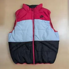 美品★ ナイキNIKE中綿ベスト130リバーシブル ベスト