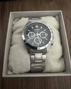 SEIKO クロノグラフ ブラック