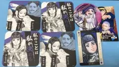 アシリパ　ウイルク　コレクション缶バッジ　アートコースター　ゴールデンカムイ展