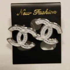 CCロゴ シルバーピアス(ノベルティ商品です)