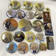 安室透/降谷零 缶バッジ 25個セット コナンプラザ限定 レアなど
