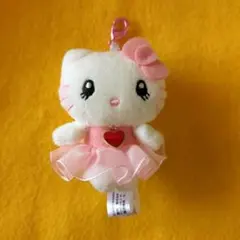 【美品】USJ ハローキティ キーホルダー チャーム マスコット ピンク