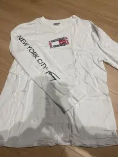 TOMMY JEANS 長袖シャツ ホワイト