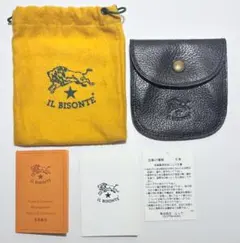 IL BISONTE イルビゾンテ レザーコインケース ブラック 新品