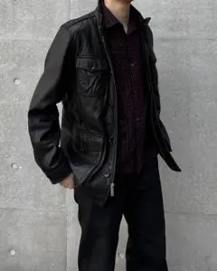 Eddie Bauer M-65 Lamb Leather Jacketのサムネイル