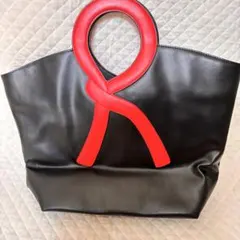Roberta di Camerino ハンドバッグ ブラック レッドのサムネイル