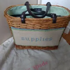 kate spade supplies かごバッグ