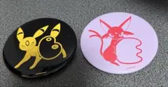 ポケモン 缶バッジ イーブイコレクション Colorful ブラッキー・エーフィ