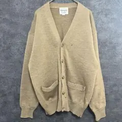MITSUMINE カーディガン Vネック シンプル 上品 高級感 ベージュ Mのサムネイル