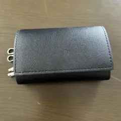 美品！ブラックレザー 4連キーケース