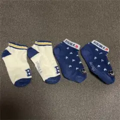 キッズ　靴下　ミキハウス　ダブルビー　ソックス　2足セット　17〜19cm