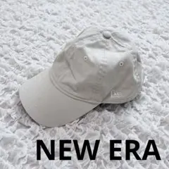 【美品】ニューエラ NEWERA 9TWENTY キャップ きなり シンプル無地