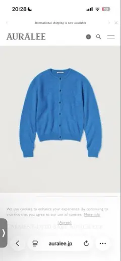 auralee GARMENT-DYED BABY ALPACA 26awのサムネイル