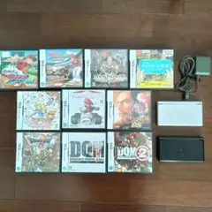 ニンテンドーDS Lite 本体 黒・シルバー ソフト10点