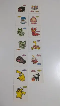 ポケモンパン ポケモンデコキャラシール 13枚セット