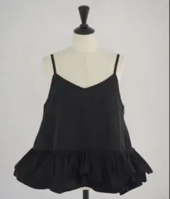 チャオパニックティピー＊スカラップ刺繍キャミチュニック＊ブラック