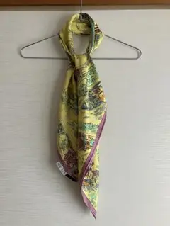 manipuri マニプリ　ボートプリント　シルクスカーフ