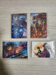 鬼滅の刃 繋ぐ G賞 ステッカー D賞レイヤードクリアカードセット3種セット