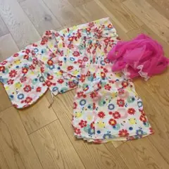 カラフル花柄浴衣セット