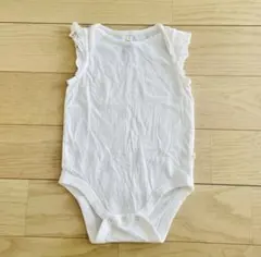【美品・期間限定】baby GAP フリル袖ボディスーツ　6-12month