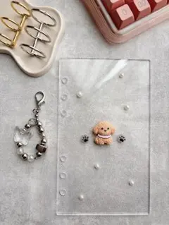 A6 アクリルレジンバインダー リング付き 韓国 貯金 saving セービング