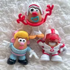 トイストーリー4 ミスターポテトヘッド　フィギュア　ディズニー　3体セット