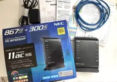 【動作確認済】NEC Aterm WF1200HP 無線LANルーター箱・説明書のサムネイル