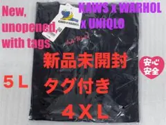 4XL☆新品☆UNIQLO×KAWS＋WARHOL カウズ+ウォーホル UT ⑪