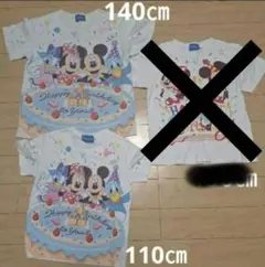 ディズニーリゾート　バースデー　Tシャツ　ペア　110　140　姉妹　兄弟