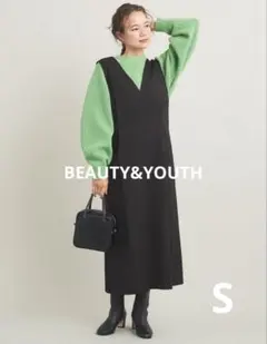 ジャンパースカート ロングワンピース