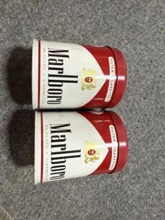 マルボロ　赤　缶