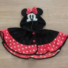 ミニーマウス フリースポンチョ 95cm以下