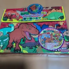 恐竜となかまたち　ぬりえバッグ　新品未使用のサムネイル