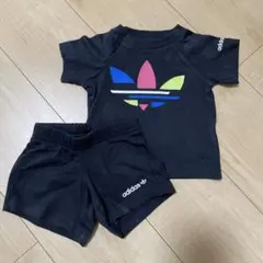 『美品』 adidas 黒 Tシャツ ショートパンツセット 値下げ中！！