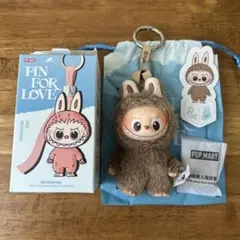 ラブブ　イニシャル　＆　アンド　ぬいぐるみペンダント