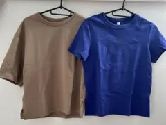 ジーユー　クルーネックT 半袖　M ドライワイドT Sグローバルワーク　ユニクロ